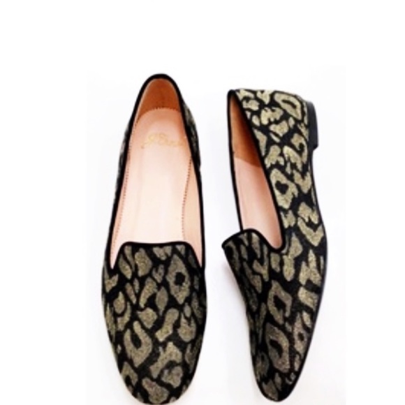🆕 {J. Crew} Metallic Leopard Smoking Loafers - Picture 8 of 11